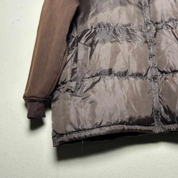 VTG Chereskin Hooded Coat Jacket Men XL Outerwear Puffer Brown Winter Insulated - Picture 8 of 12